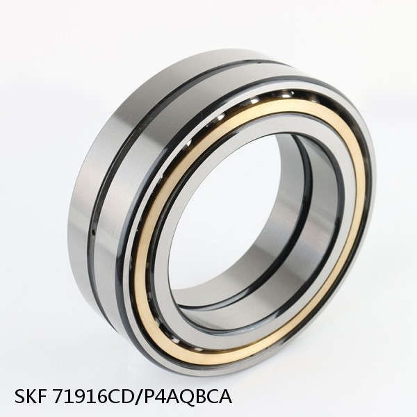 71916CD/P4AQBCA SKF Super Precision,Super Precision Bearings,Super Precision Angular Contact,71900 Series,15 Degree Contact Angle